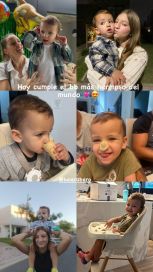 Luca Cubero celebró su fiesta de cumpleaños con temática de Jurassic Park y doble festejo