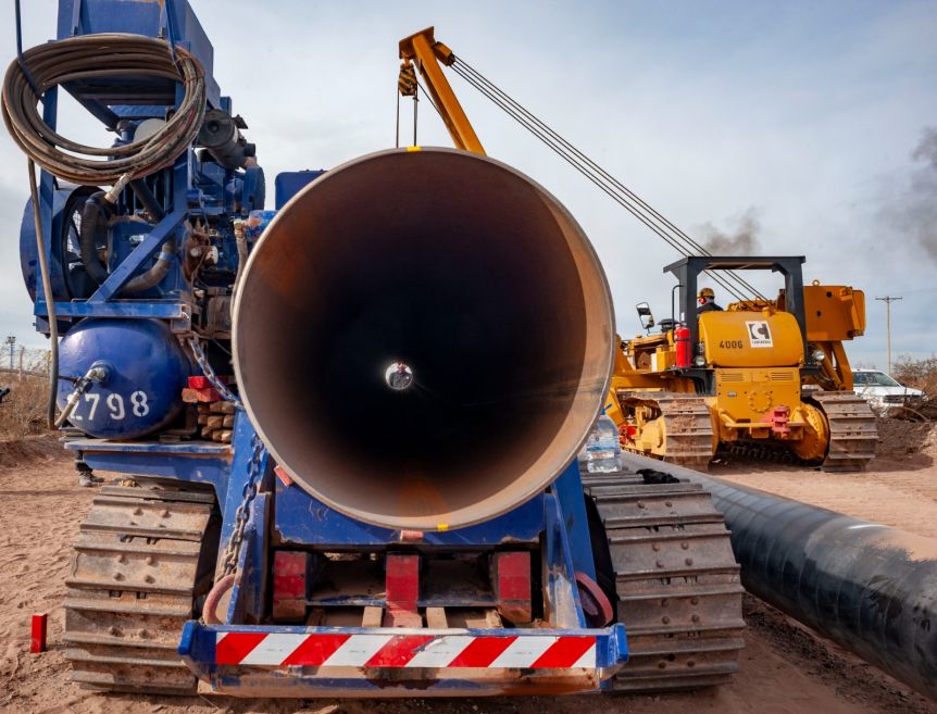 Puso primera la construcción del proyecto Vaca Muerta Sur
