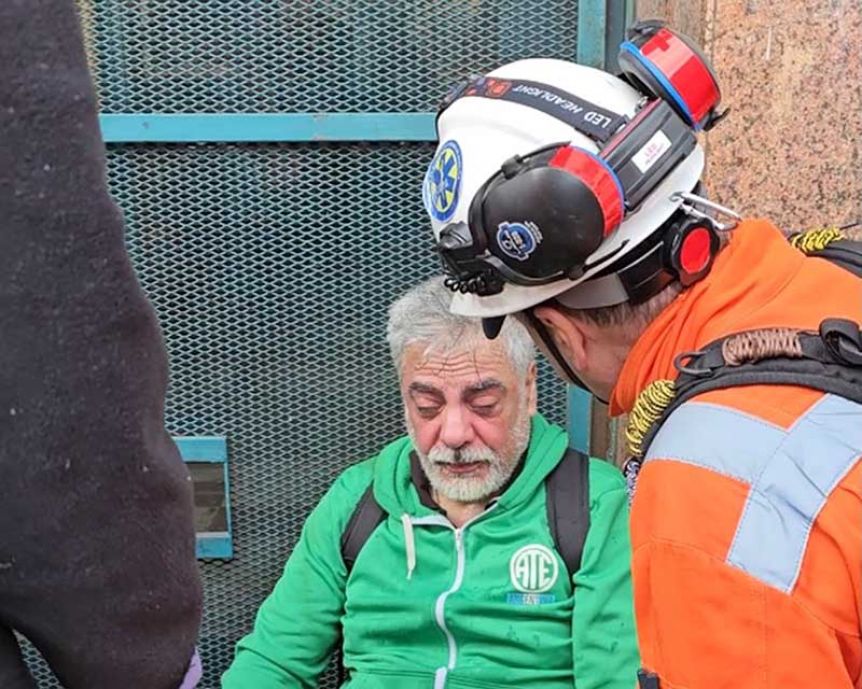Desde ATE repudian la represión policial en el Congreso y la agresión hacia un dirigente