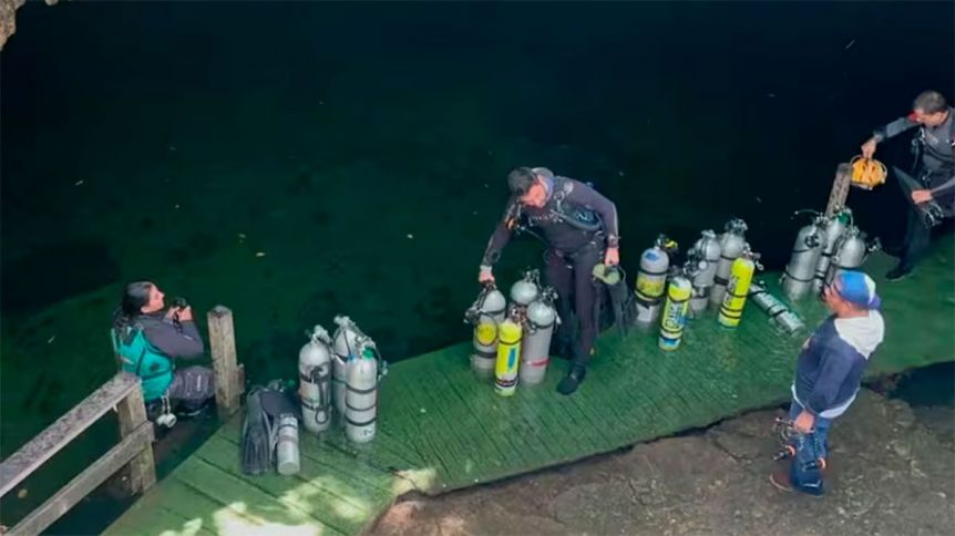 México: hallaron sin vida al buzo argentino que había desaparecido en un cenote