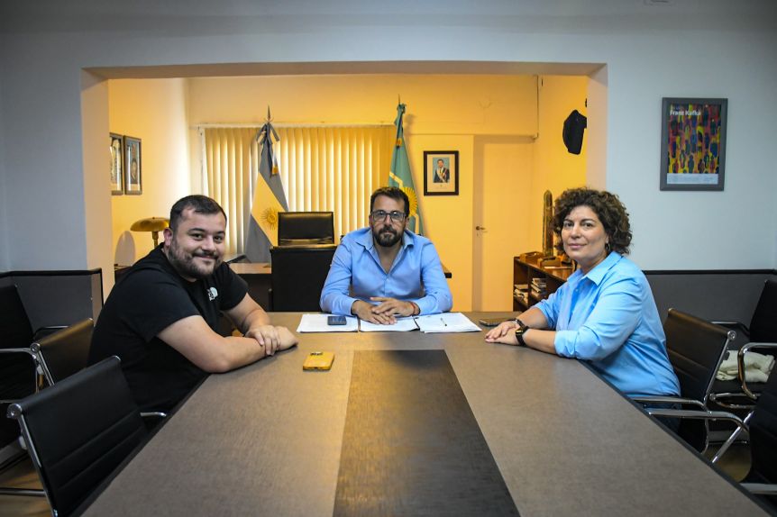 Se enciende el motor electoral: Taccetta recibió a Ana Clara Romero y Emanuel Fernández