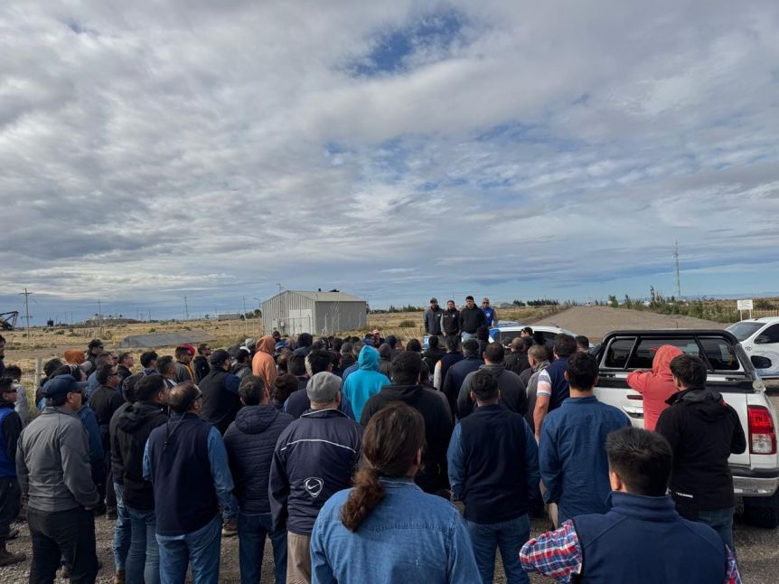 Los petroleros iniciaron el año con medidas de fuerza en dos yacimientos clave