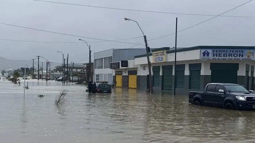 Temporal en Comodoro: Torres envió a su Gabinete a permanecer en la ciudad