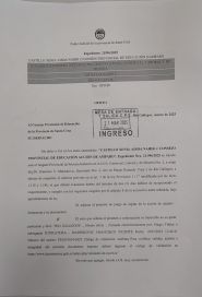 Amparo por las escuelas: vocal por los padres pide informes al Ejecutivo