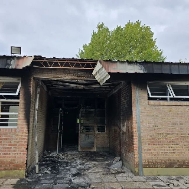 Provincia presentó una denuncia penal por el incendio en la escuela de Chañar