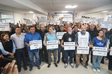 Marcha y paro de ATEN a 18 años del asesinato de Carlos Fuentealba