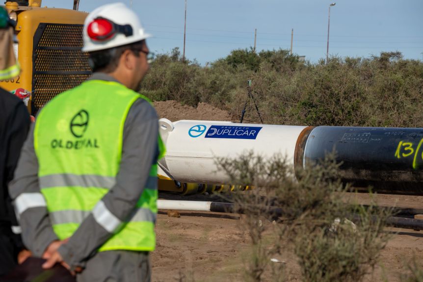 Oldelval inauguró un oleoducto que duplicará el transporte desde Vaca Muerta