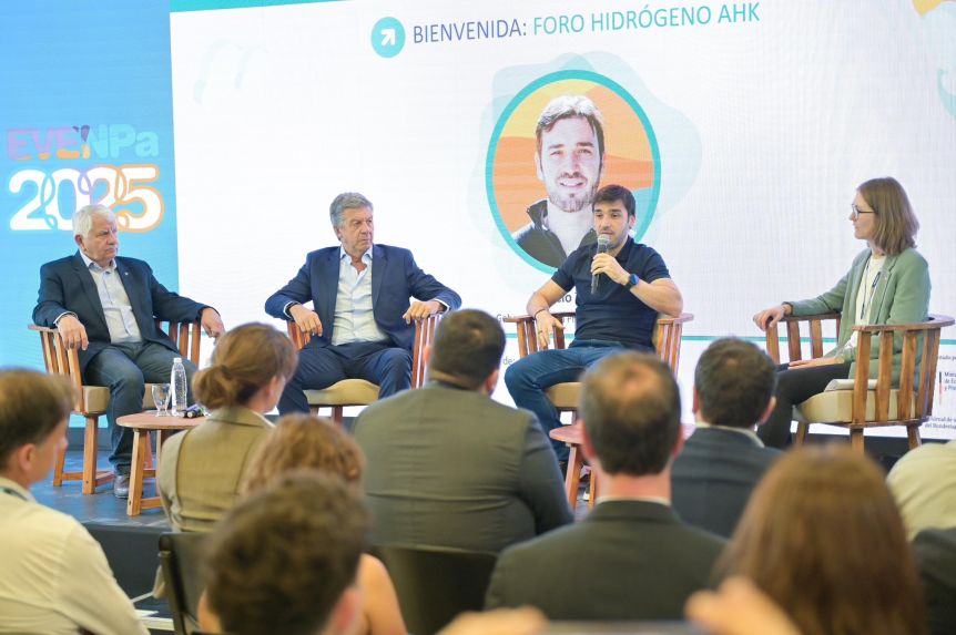 Torres reiteró el reclamo al Congreso Nacional por una ley de hidrógeno verde