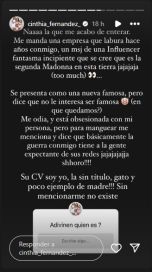 Cinthia Fernández explotó contra una famosa que la usó para tratar de conseguir un canje