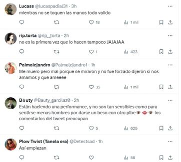 El beso entre Paco Amoroso y Ca7riel que se volvió viral en redes