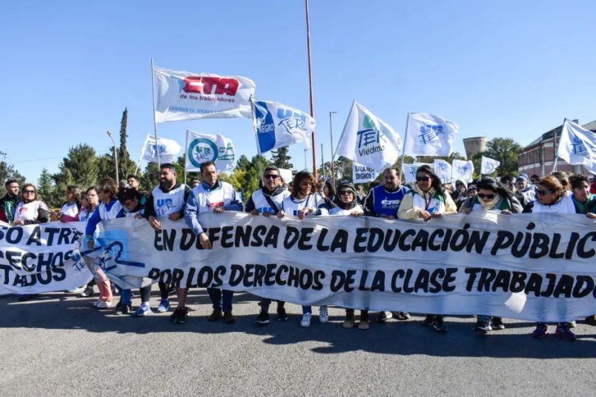 Viedma: la CTA se movilizó y exigió el fin de la persecución y la criminalización de la lucha