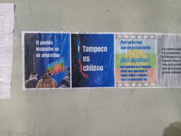 Vandalizaron la Casa de Gobierno durante una movilización mapuche