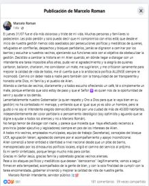 En plena crisis política, Román recibió de Weretilneck el bono petrolero