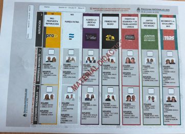 Boleta Única: Chubut cerró los sorteos en la región en la previa del inicio de campaña
