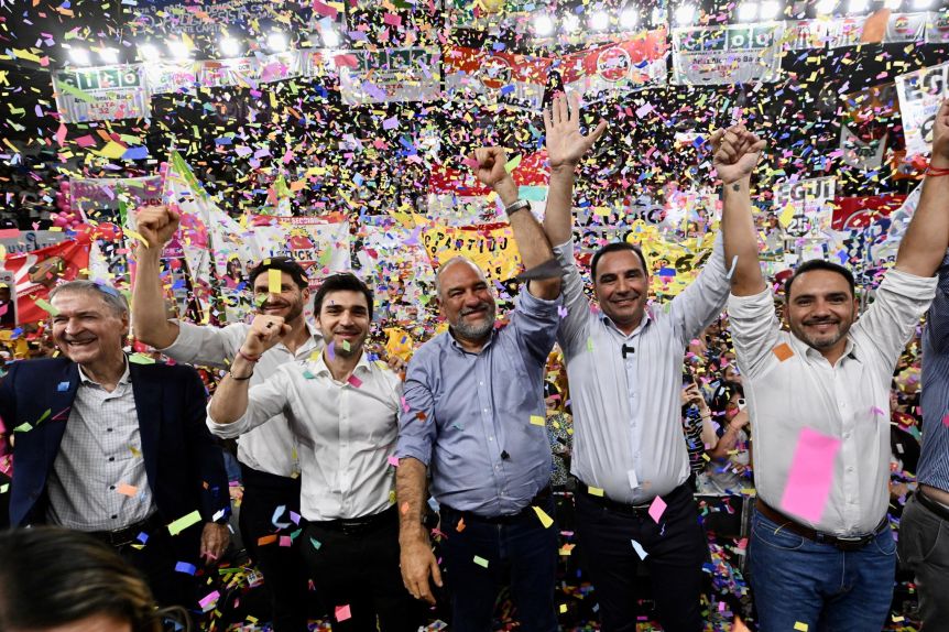Gobernadores de “Grito Federal” acompañaron a Valdés en el cierre de campaña