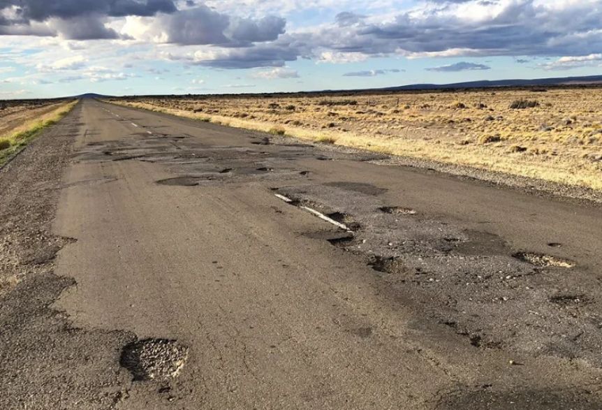 Chubut repavimentará con fondos propios un tramo de la Ruta Nacional Nº 40