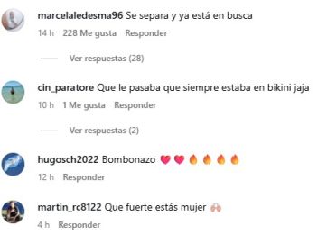 L-gante reaccionó a las fotos on fire de Evangelina Anderson