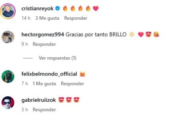 L-gante reaccionó a las fotos on fire de Evangelina Anderson