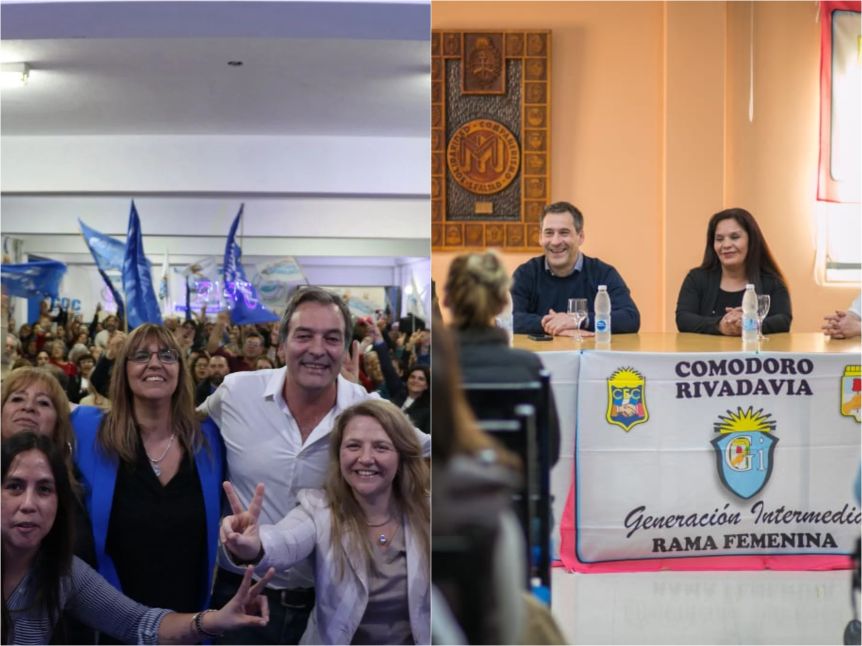 El peronismo de Río Negro y Chubut cerró la semana con actos contra el ajuste de Milei