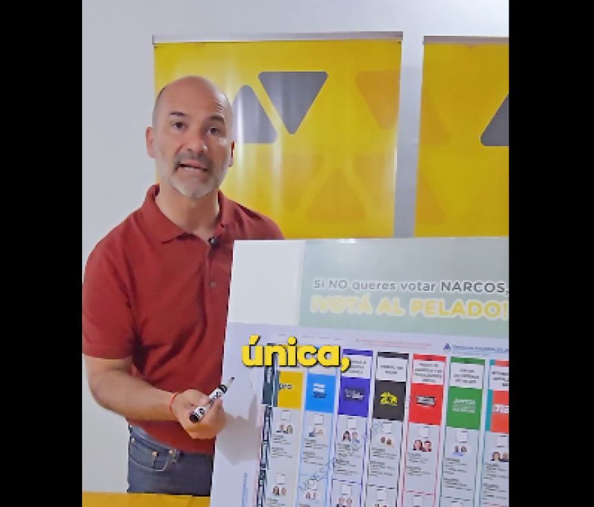 ¿Una parodia? Un candidato en Río Negro llamó a “votar al pelado”
