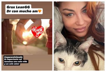 Apareció Lourdes Sánchez y llevó tranquilidad a sus fans