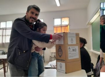 Con elogios a la Boleta Única Papel, votaron los principales candidatos en Santa Cruz