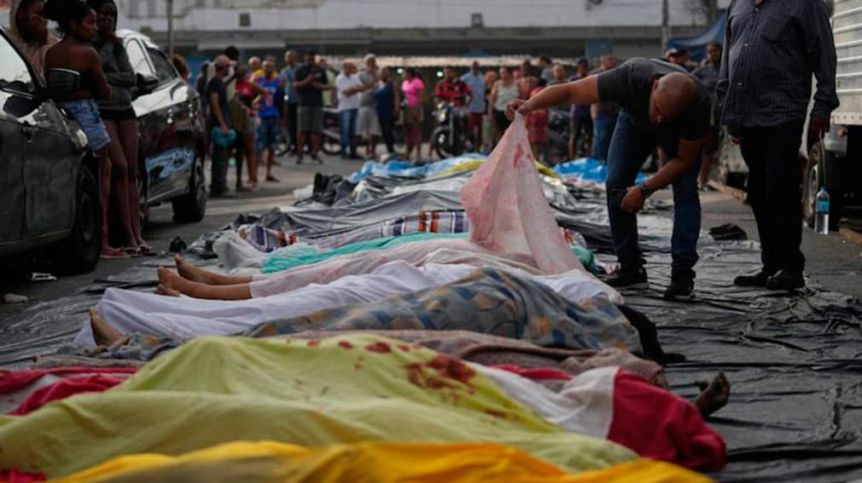 El operativo contra el Comando Vermelho dejó una masacre en Brasil