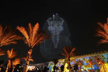 Se inauguró el Gran Museo Egipcio con un espectáculo de luces, música y fuegos artificiales