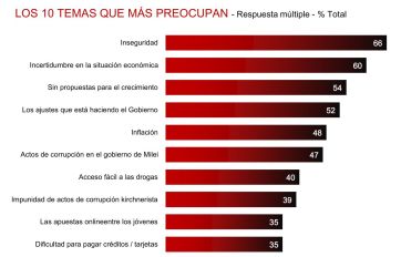 Una encuesta revela en qué coinciden los votantes de Milei y los del peronismo