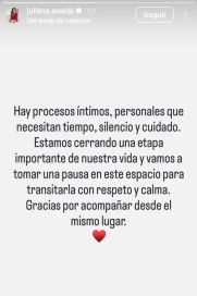Juliana Awada rompió el silencio tras la separación de Mauricio Macri: “Hay procesos que necesitan tiempo, silencio y cuidado”