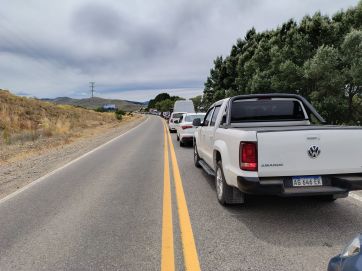 El corte en la Ruta 40 por un reclamo municipal finalizó con el protocolo antipiquete