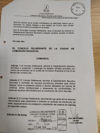 Se suspendieron los festejos por el aniversario de Comodoro Rivadavia