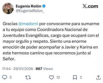 Con el carnet inhabilitado, Eugenia Rolón fue designada para un cargo nacional por Adorni