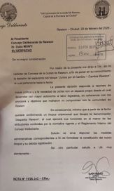 Una concejal abandonó el oficialismo y armó su propio bloque