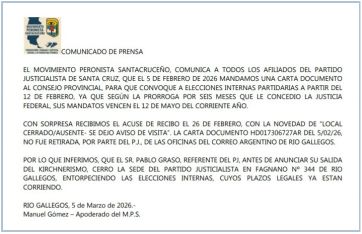 Se recalienta la interna del PJ y crece la presión para convocar a elecciones partidarias