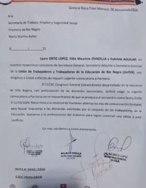 Weretilneck prometió convocar a paritarias docentes en los próximos días