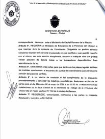 Provincia dictó conciliación obligatoria y se suspendió el paro docente