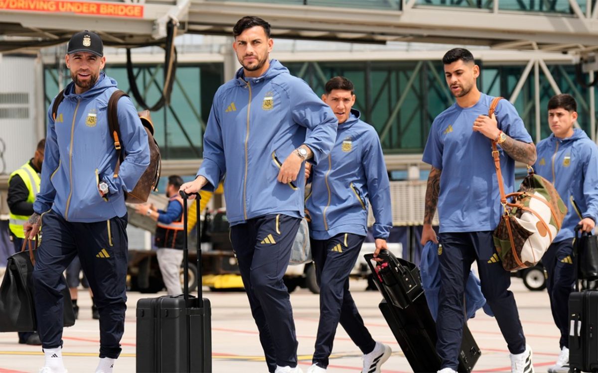 En la previa del primer entrenamiento, la Selección pasó su primer día en Estados Unidos