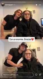 El conmovedor encuentro de Benicio Guyot con Charly García