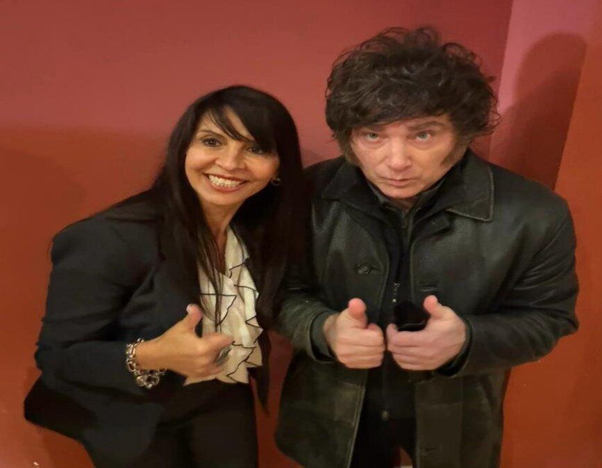 Lorena Villaverde intenta recuperar terreno en LLA con una foto con Milei