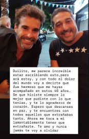 Nicolás Cabré atraviesa un duro momento