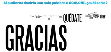 La gente quiere que Scaloni siga y sólo tiene una palabra para él