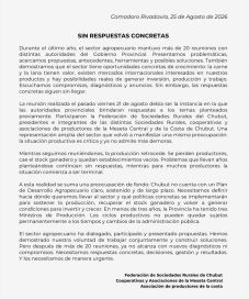El sector rural pide definiciones y un plan de desarrollo para la industria