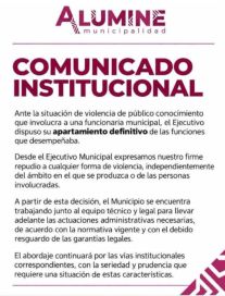 El intendente de Aluminé apartó a la secretaria de Ambiente tras un episodio de violencia
