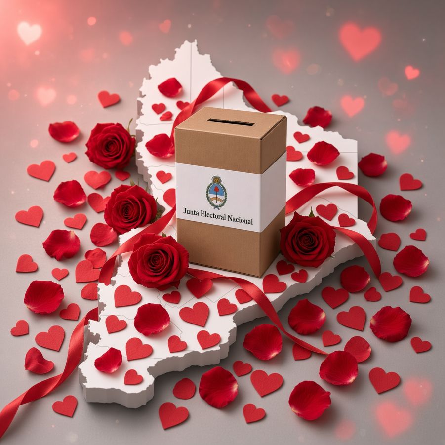 La posibilidad de pasar el Día de los Enamorados yendo a votar
