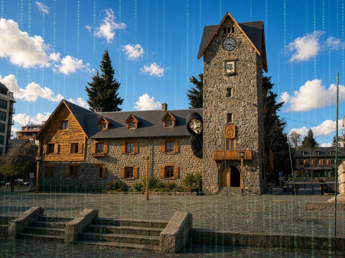 Hackearon la web de la Municipalidad de Bariloche y dejaron un mensaje político