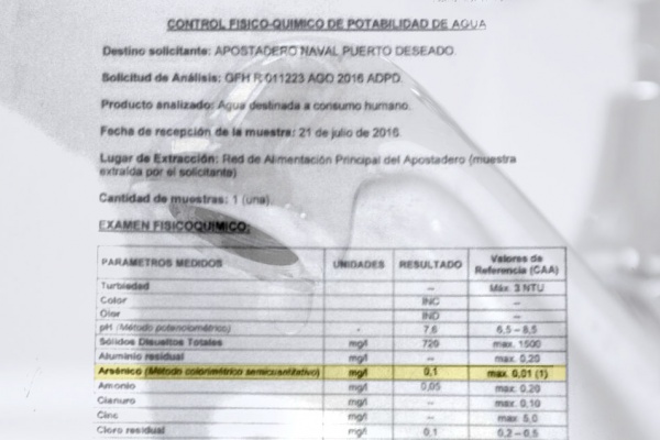 En Deseado las aguas bajan turbias