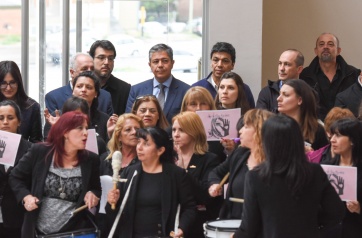 La Patagonia se sumó al reclamo contra la violencia de género