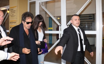 Las primeras horas de Al Pacino en la ciudad de Buenos Aires