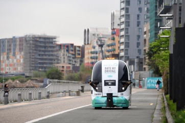 Harry, el mini autobús sin conductor que revolucionará Inglaterra